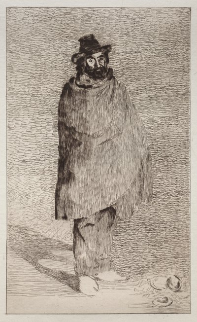 A filozófus (metszet és száraztű) alkotó: Édouard Manet
