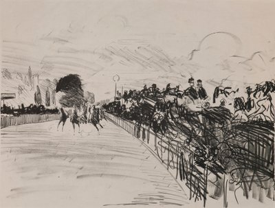 Versenyek (Les Courses) alkotó: Édouard Manet