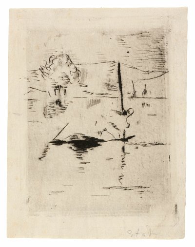 A folyó a síkságon alkotó: Édouard Manet