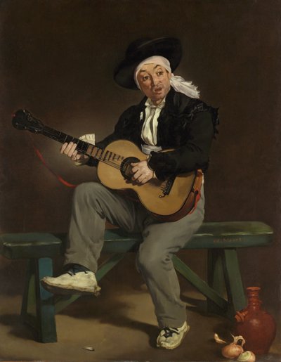 A spanyol énekes, 1860. alkotó: Édouard Manet