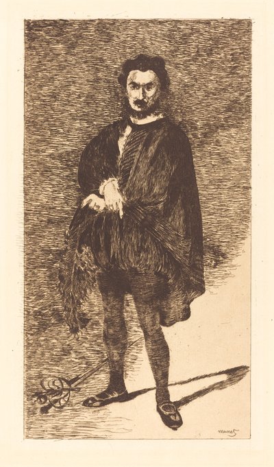 A tragikus színész A tragikus színész, 1866. alkotó: Édouard Manet