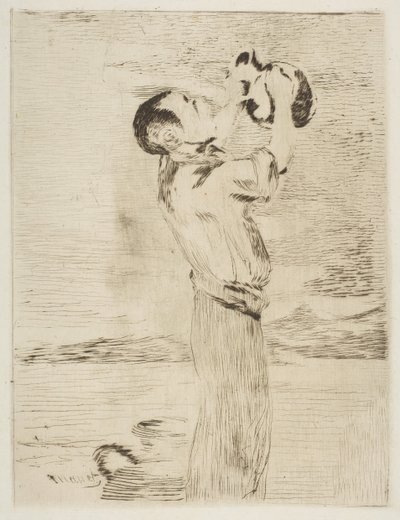 A vízivó, 1870-74. alkotó: Édouard Manet