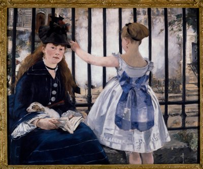 A vasút (vagy a Saint Lazare gare) alkotó: Édouard Manet