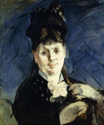 Nő és esernyő; La Femme a L"Ombrelle, 1875 körül alkotó: Édouard Manet