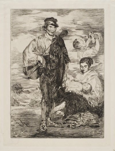 Cigány nők alkotó: Édouard Manet
