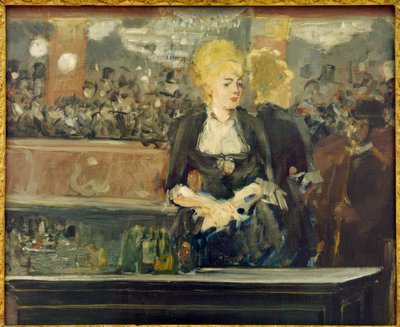 Tanulmány a Folies-Bergère bárban alkotó: Édouard Manet