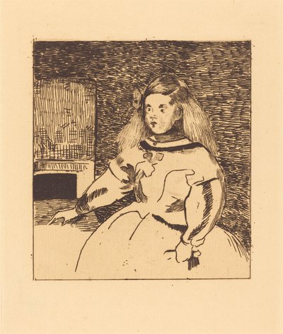 The Infanta Marguerite (Infante Marguerite) alkotó: Edouard Manet after Diego Velázquez