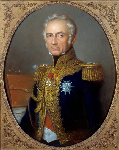 Charles Tristan, Montholon grófjának (1783-1853) portréja Edouard Pingret (1788-1875) festménye 1840 körül, 82 x 67 cm. Párizs, Musee de l