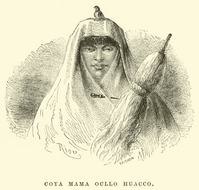 Coya Mama Ocllo Huacco alkotó: Edouard Riou