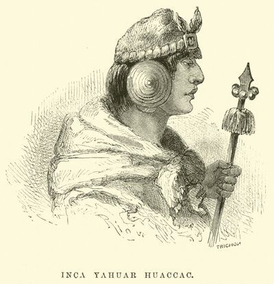 Inka Yahuar Huacccac alkotó: Edouard Riou