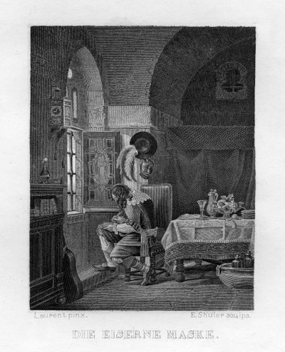 „A vasmaszkos ember”, 1833 alkotó: Edouard Schuler
