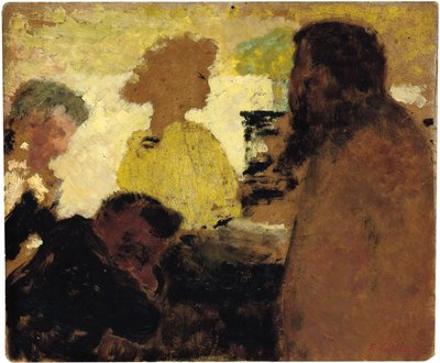 A zongoránál, 1896 körül alkotó: Edouard Vuillard