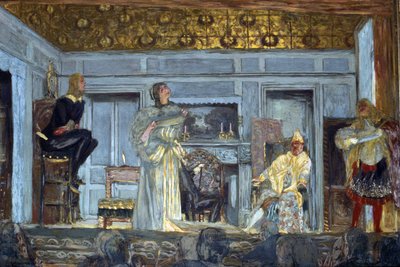Moliere képzeletbeli beteg dekorjai alkotó: Edouard Vuillard