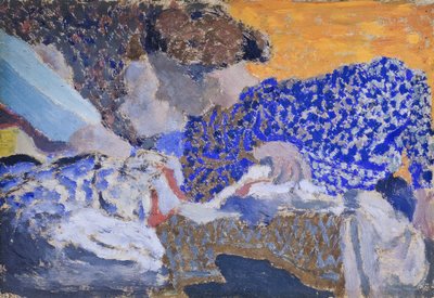 Két munkás a varróműhelyben alkotó: Edouard Vuillard