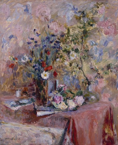 Virágok (olaj, vászon) alkotó: Edouard Vuillard