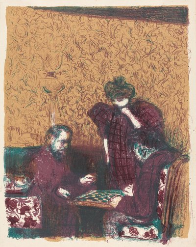 Dame-Spiel alkotó: Edouard Vuillard