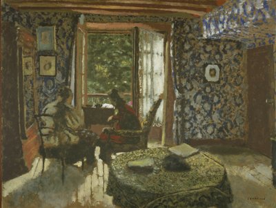 Belső, 1900-1901 körül (olaj, karton) alkotó: Edouard Vuillard