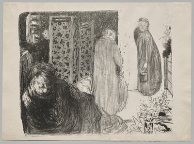 Belső képernyővel alkotó: Edouard Vuillard