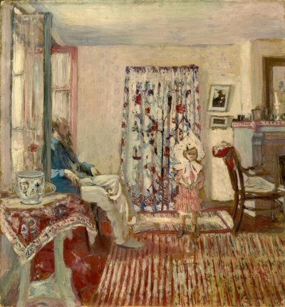 K.-X. Roussel és lánya alkotó: Edouard Vuillard