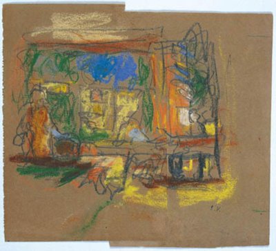 Nézz be egy ablakon egy szobába alkotó: Edouard Vuillard