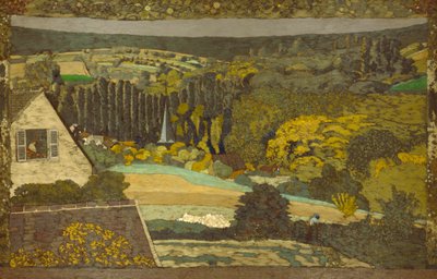 Tájkép: Az erdőre néző ablak alkotó: Edouard Vuillard