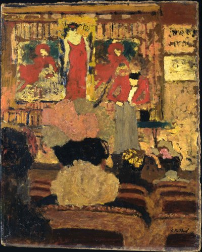 Az illuzionista szám c. 1895. alkotó: Edouard Vuillard