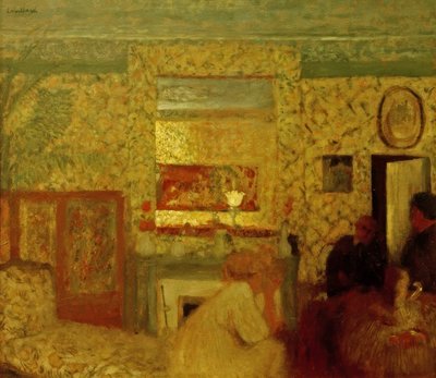 Natansons szalon, rue Saint-Florentin alkotó: Edouard Vuillard
