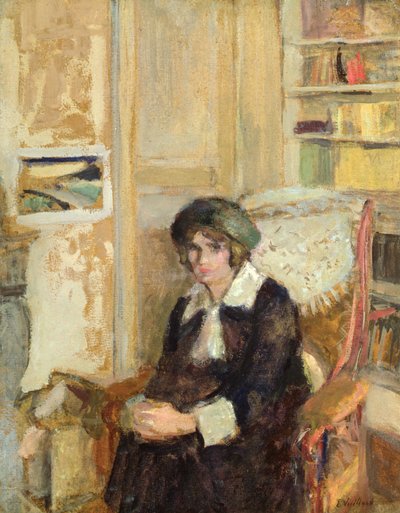 Lucie Belin a művész otthonában alkotó: Edouard Vuillard