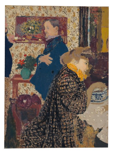 Misia és Vallotton Villeneuve-ben, 1899 alkotó: Edouard Vuillard