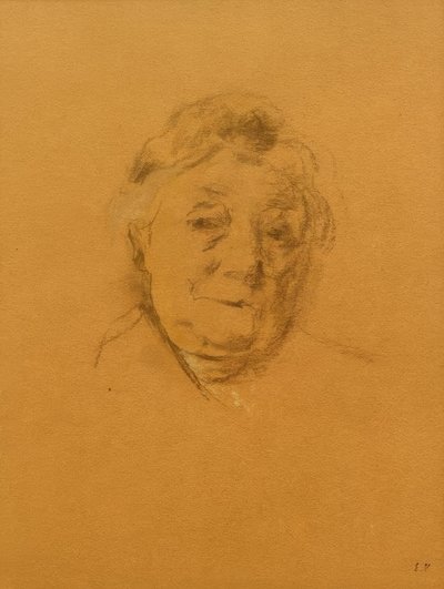 Madame Bénard portréja, elölnézetből alkotó: Edouard Vuillard