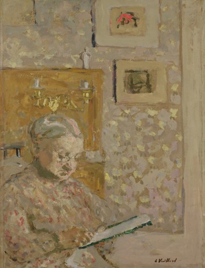 Madame Vuillard, a művész anyja portréja, 1910 körül alkotó: Edouard Vuillard