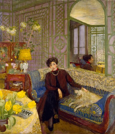 Marcelle Aron, Tristan Bernard (1866-1947) feleségének portréja 1914 alkotó: Edouard Vuillard