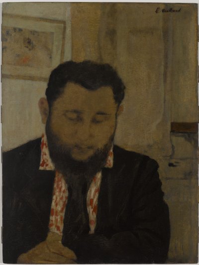 Thadée Natanson portréja, 1897 (olaj, karton, a panelre szerelve) alkotó: Edouard Vuillard