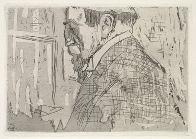 Theo van Rysselberghe portréja alkotó: Edouard Vuillard