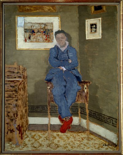 Felix Vallotton (1865-1925) festő portréja alkotó: Edouard Vuillard