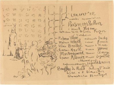 Rosmersholm alkotó: Edouard Vuillard