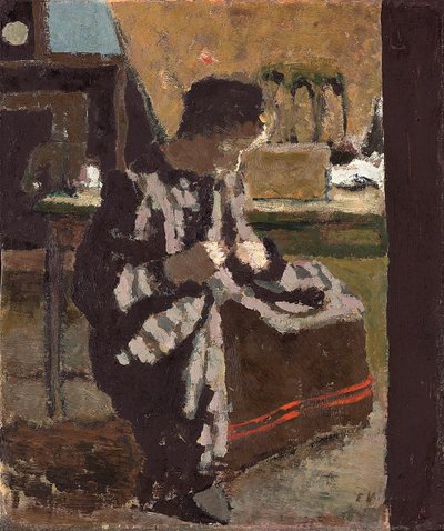 Varrás; La couture, 1893 körül alkotó: Edouard Vuillard
