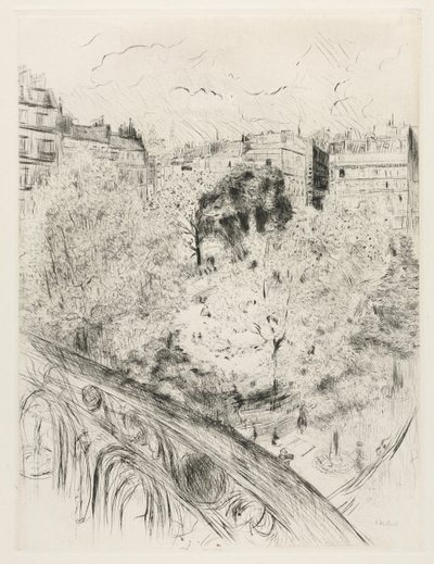 Square Ventimiglia alkotó: Edouard Vuillard