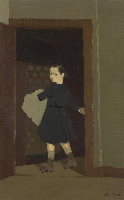 A gyermek az ajtóban, 1891-92 alkotó: Edouard Vuillard