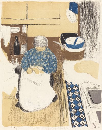 A szakács, 1899. alkotó: Edouard Vuillard
