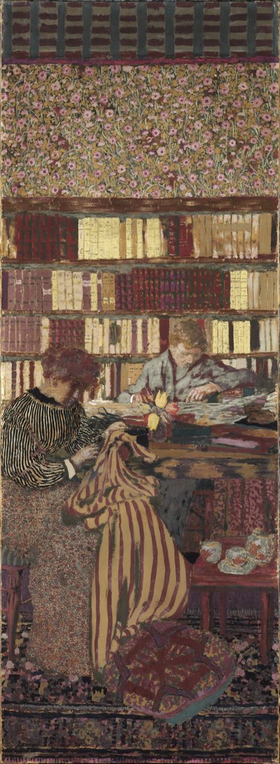 Az adatvédelem. Dísz Dr. Vaquez könyvtárának alkotó: Edouard Vuillard