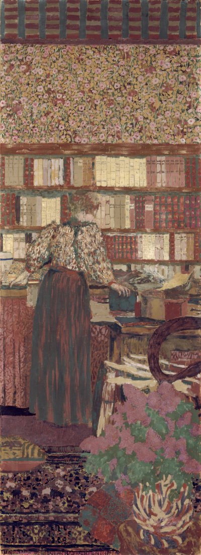 Az adatvédelem. Dísz Dr. Vaquez könyvtárának alkotó: Edouard Vuillard