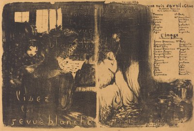 Április éjszaka a Ceosnál; A kép alkotó: Edouard Vuillard
