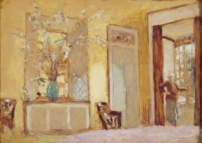 Nő enteriőrben, Madame Hessel Les Clayes-ban alkotó: Edouard Vuillard