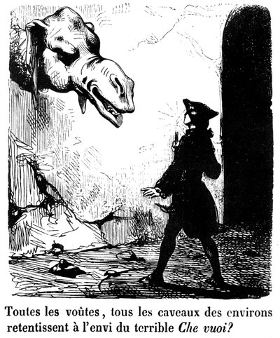Illusztráció Jacques Cazotte „A szerelmes ördög” című regényéhez alkotó: Edouard de Beaumont