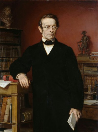 Johann Gustav Droysen portréja 1808-1884, 1885. alkotó: Eduard Bendemann