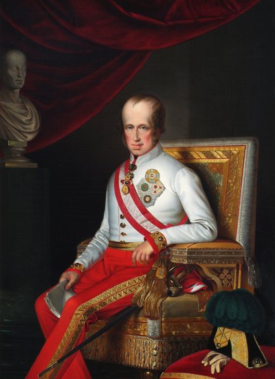 Német: Ferdinánd császár I. Ferdinánd császár I. Ferdinánd császár alkotó: Eduard Edlinger