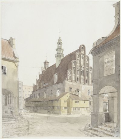 Heilsberg városházája alkotó: Eduard Gaertner