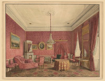 Moritz von Putbus gróf szalonja alkotó: Eduard Gaertner