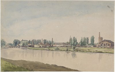 A Borsig-gyárak Moabitban alkotó: Eduard Gaertner